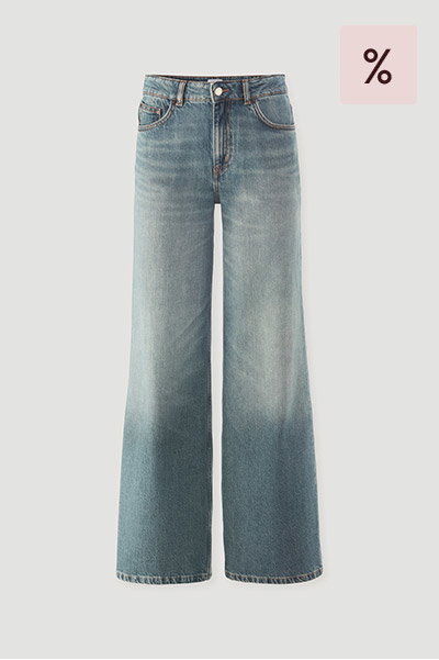 Jeans ALVA Wide Leg aus reinem Bio-Denim
