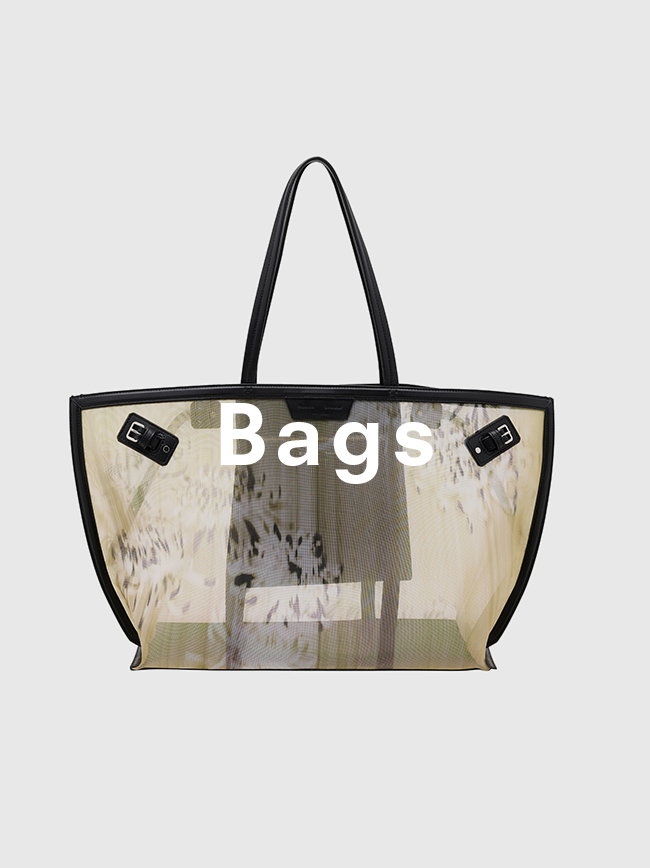Days Carryall in Printed Mesh in Artichoke multi, 'Bags' overlaid