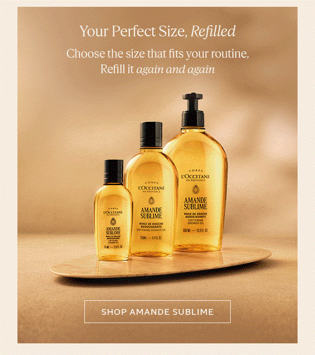 YOUR PERFECT SIZE, REFILLED | SHOP AMANDE SUBLIME