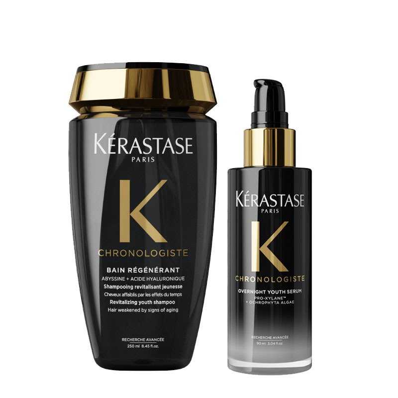 Image of Kérastase Chronologiste </BR>Bain & Night Serum Duo