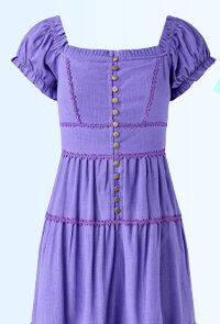 Amelia Flower Trim Dress