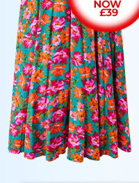 Amelia Flower Trim Dress