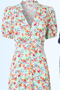 Francesca Floral Tea Dress