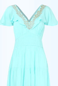 Serene Embroidered Dress