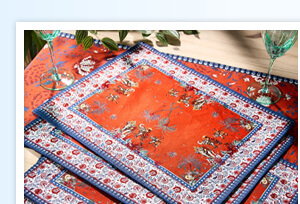 Serene Bohemian Pack Of 4 Placemats - 50% Off Now £13