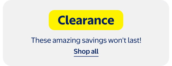 Clearance - These amazing savings won't last!