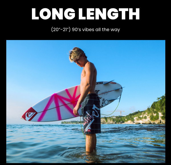 Long Length (20" - 21") 90's vibes all the way