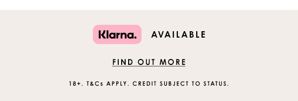 Klarna Available 