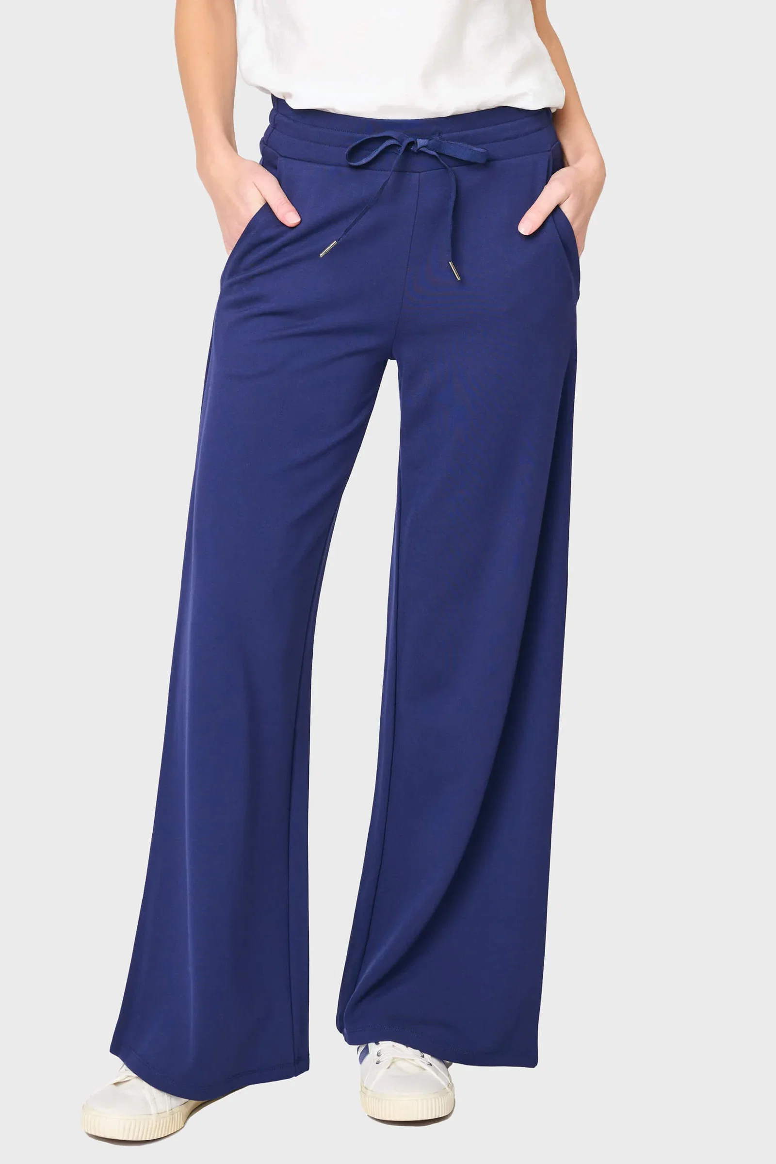 Image of Essential Perfect Ponte Wide Leg Pant