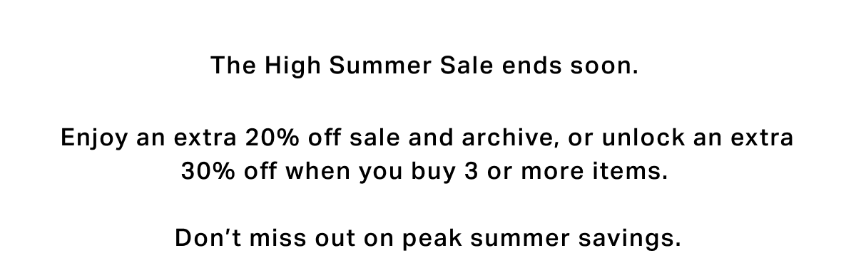 20% off Sale + Archive