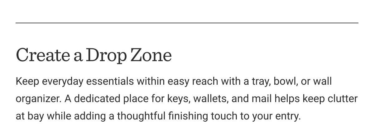 Create a Drop Zone