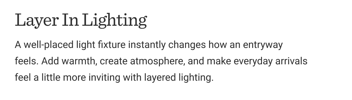 Layer In Lighting