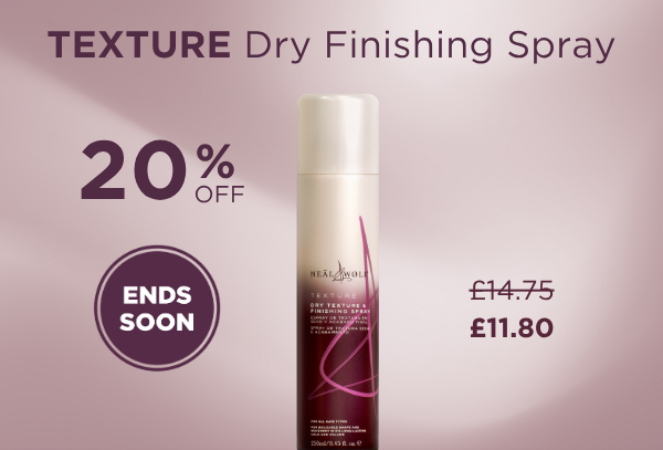 20% OFF TEXTURE Dry Finishing Spray