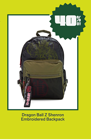 Dragon Ball Z Shenron Embroidered Backpack is 40% off