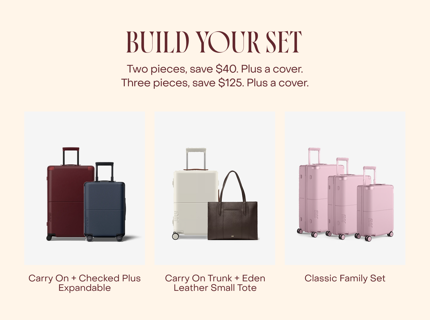 Build your set