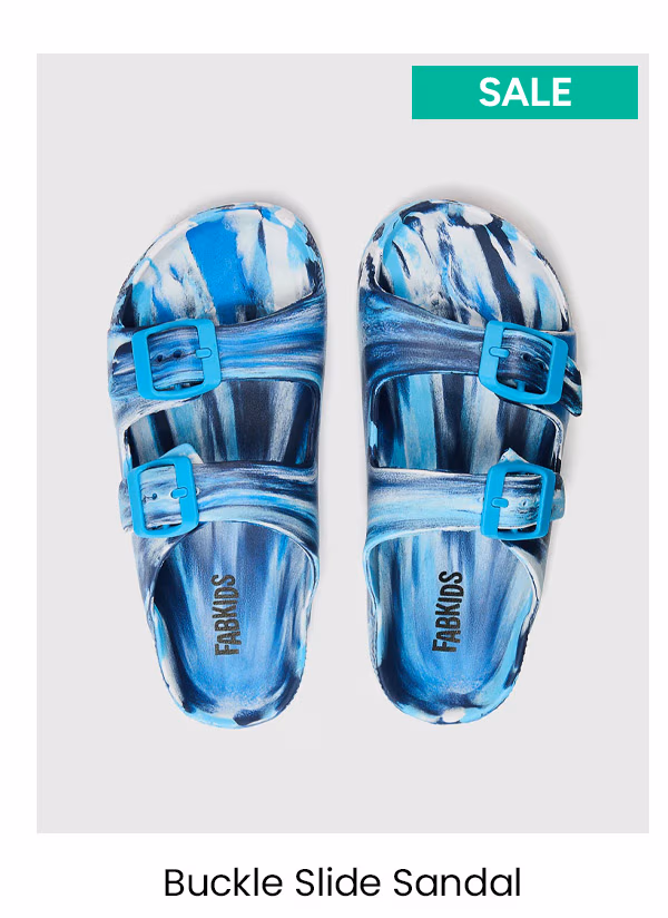 Buckle Slide Sandal