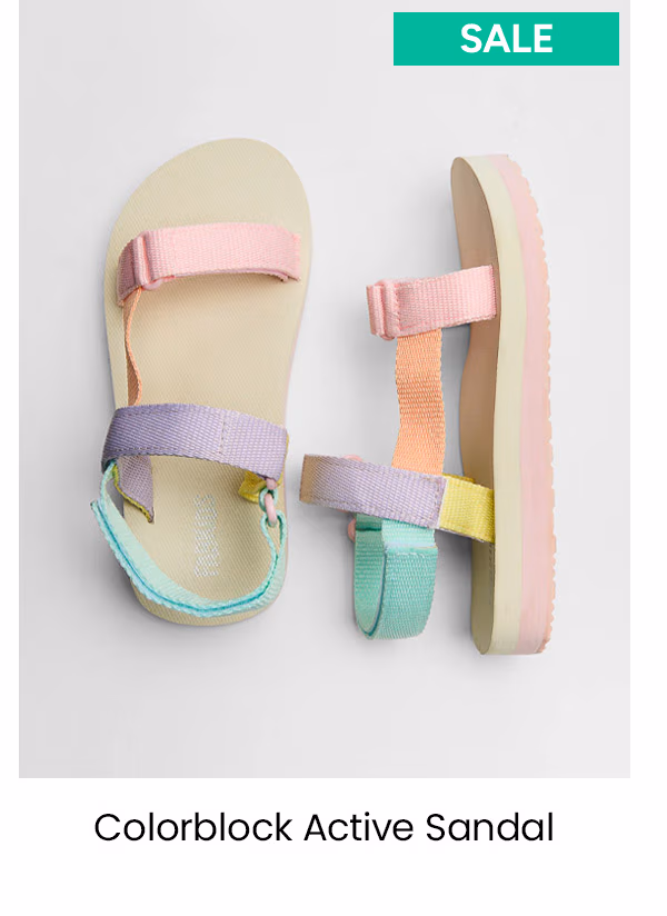 Colorblock Active Sandal