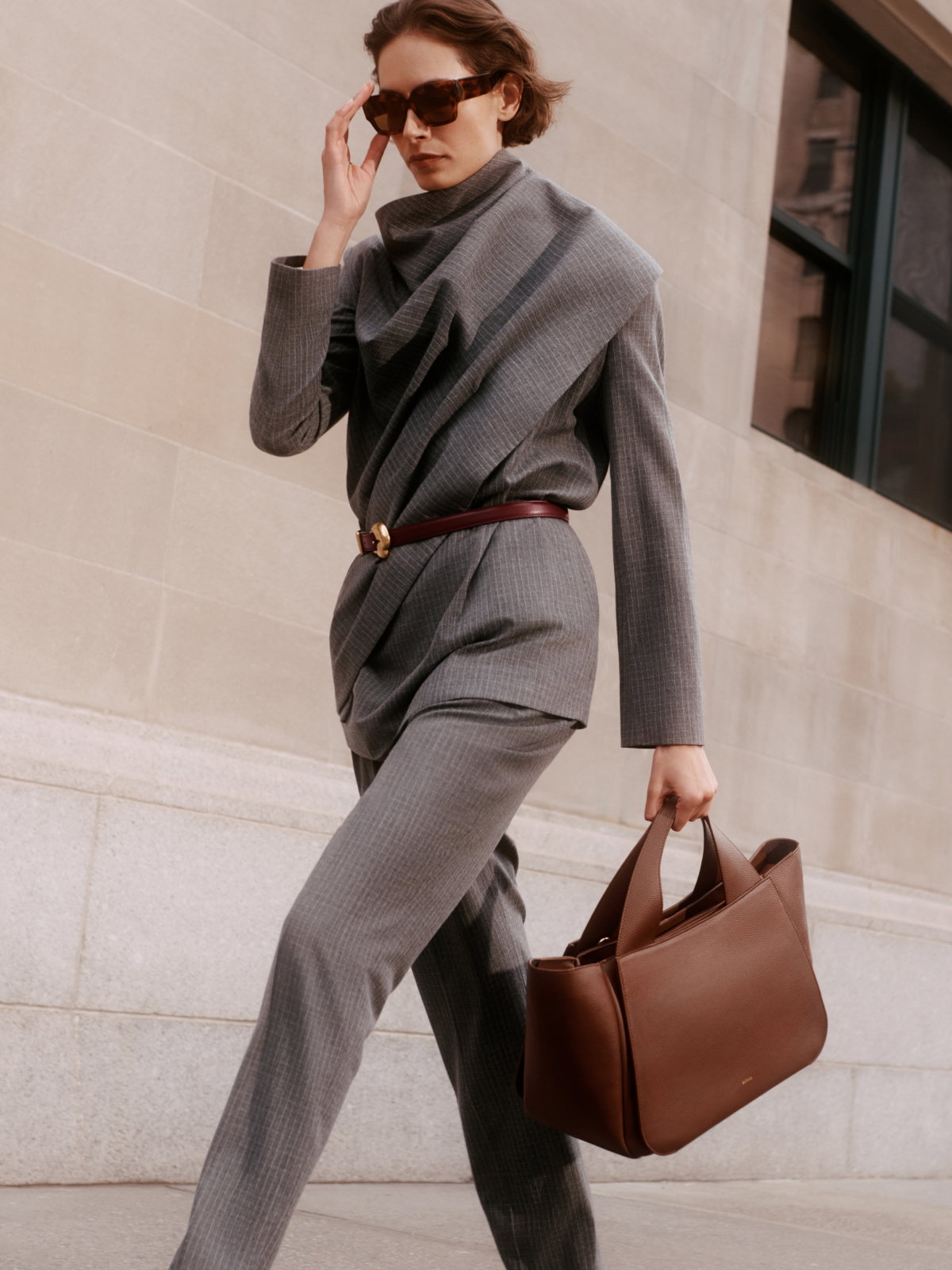 Mila Satchel Dark Chestnut
