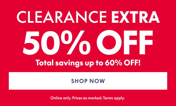 50% Off Clearance