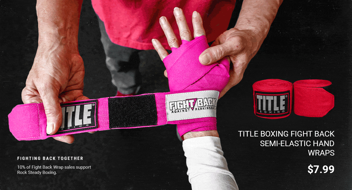 SHOP TITLE BOXING FIGHT BACK SEMI-ELASTIC HAND WRAPS