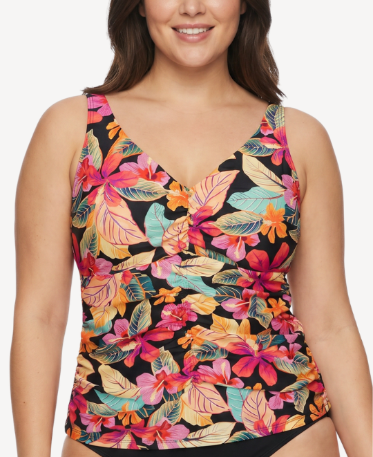 Phuket Ruched F/G Cup Tankini Top