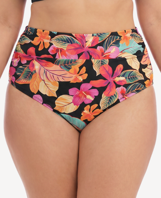 Phuket Gathered Retro Bikini Bottom