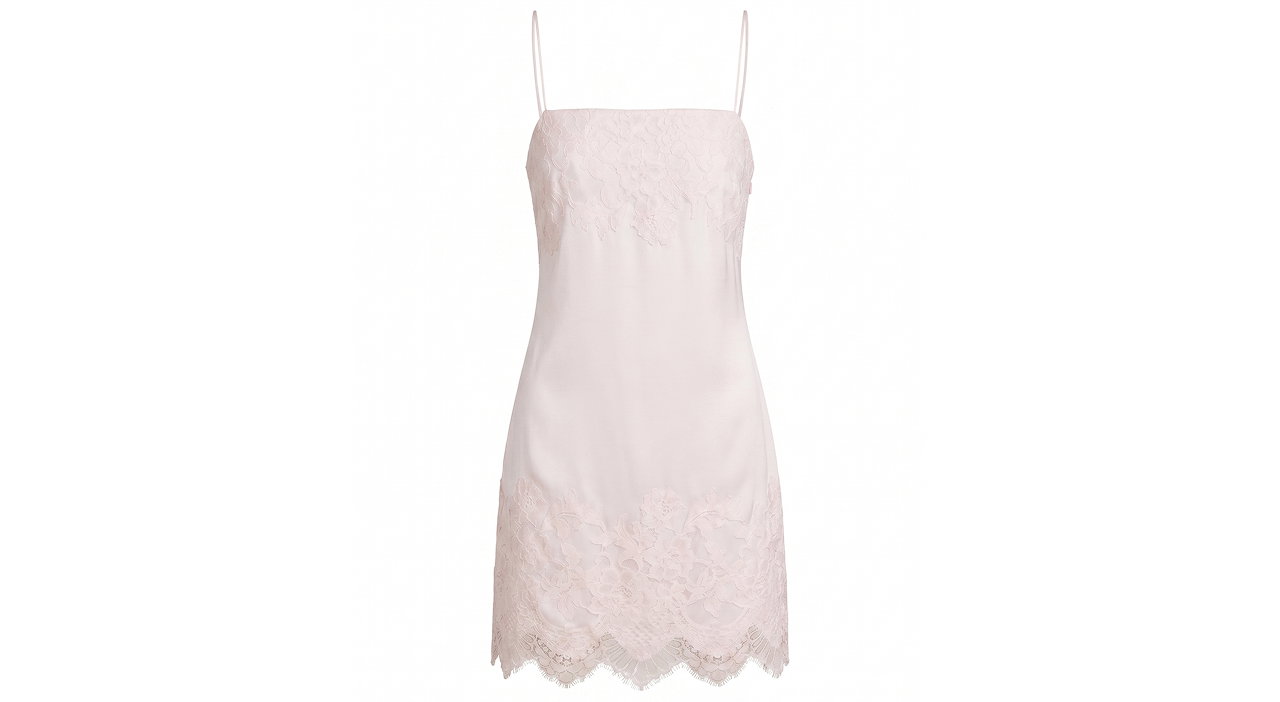 Haven Lace Trim Mini Dress