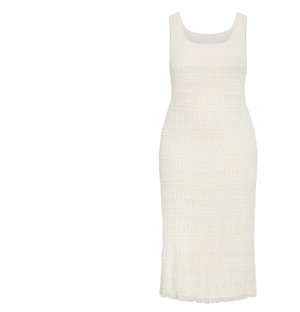 Shop the Emelia Sleeveless Shirred Dress