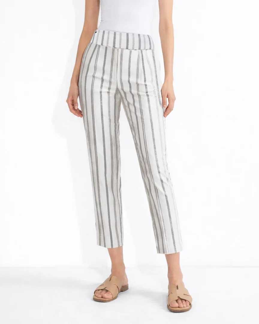 Natural Stripe 26" Notched Slim Ankle
