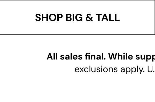 Shop Big & Tall