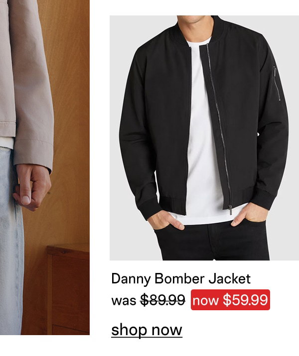 Black Danny Bomber Jacket