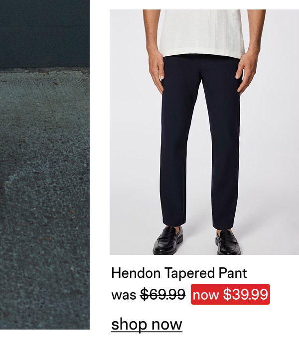 Navy Hendon Tapered Pant