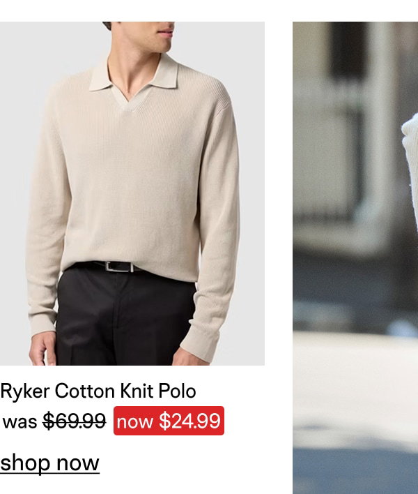 Stone Ryker Cotton Relaxed Knit Polo