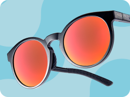 Image of Black Zunnies - Round Sunglasses #119521