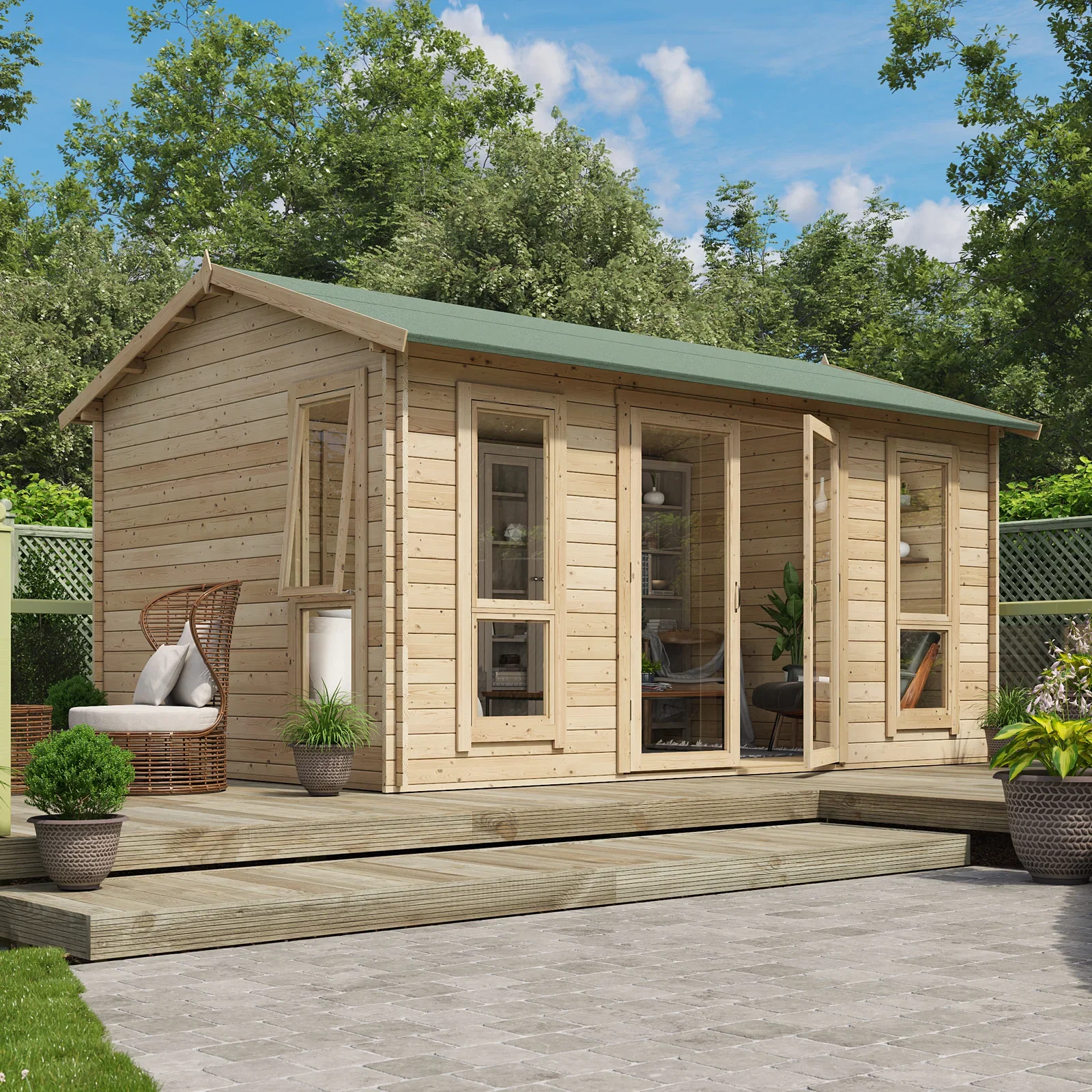 Image of BillyOh Darcy Log Cabin Summerhouse