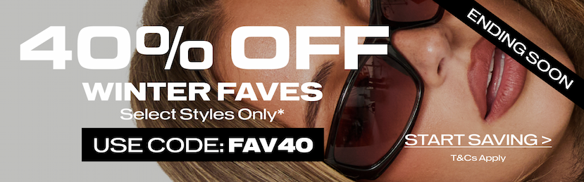 Shop 40% off winter faves! Select styles only >