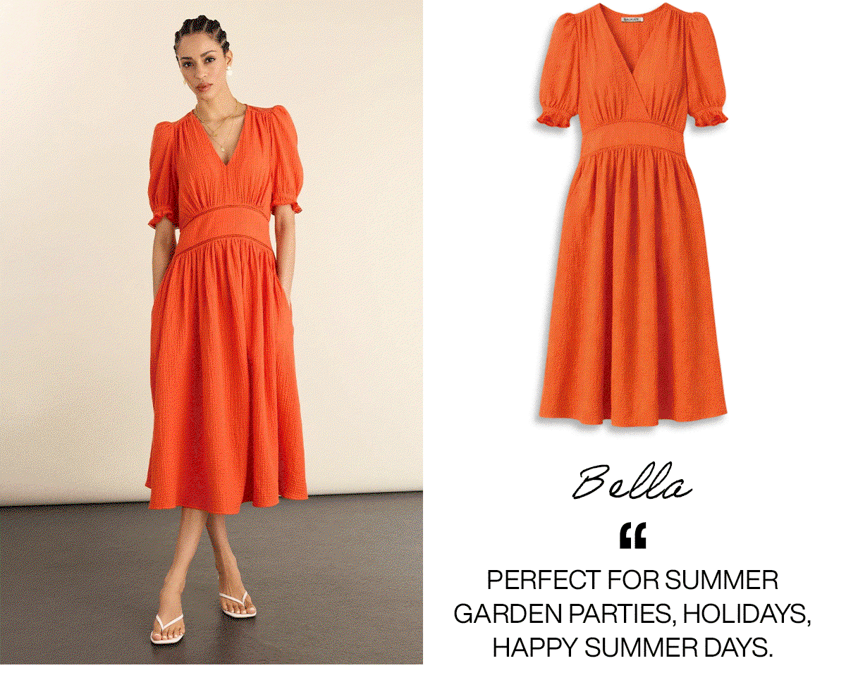 Bella Organic Cheesecoth Midi Dress