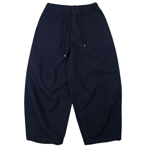 FrizmWORKS Sashiko Denim Balloon Pants - Indigo