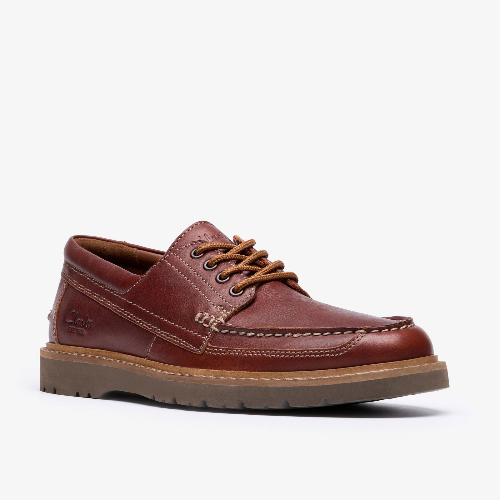 Shop Weltridge Moc Dark Tan Leather