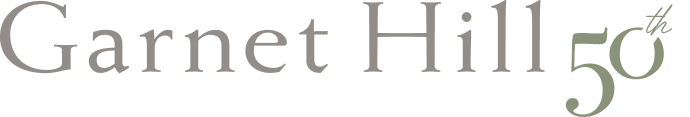 Garnet Hill 50% Anniversary Logo