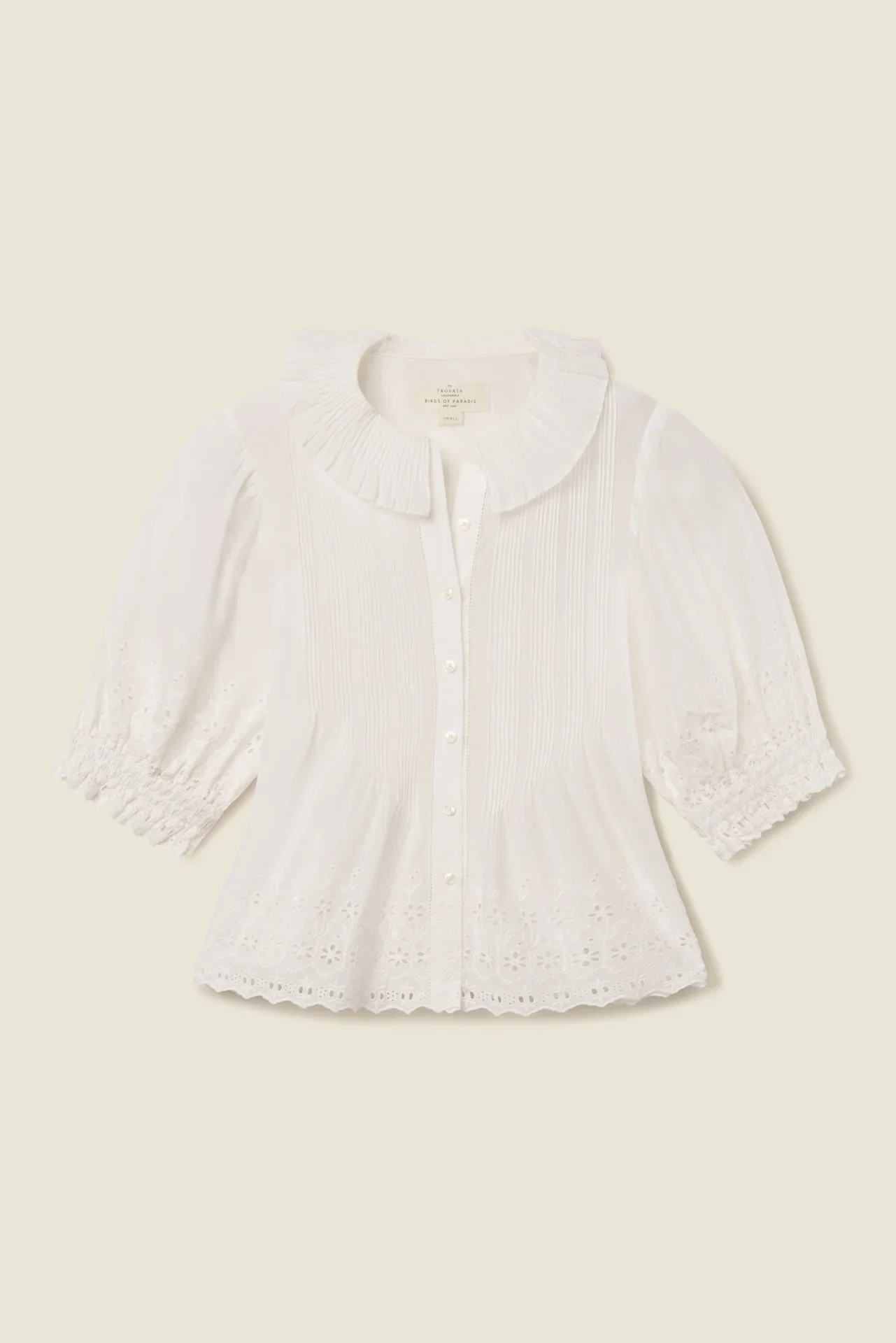 Image of Jess Blouse White Eyelet