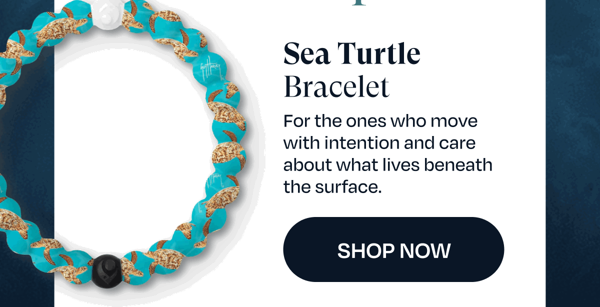 Sea Turtle Bracelet | For the ones who move with intention and care about what lives beneath the surface. | Shop Now
