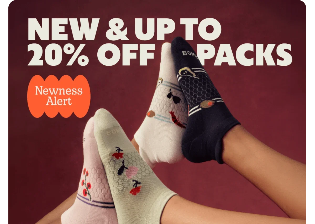 NEW & UP TO 20% OFF PACKS. Newness Alert