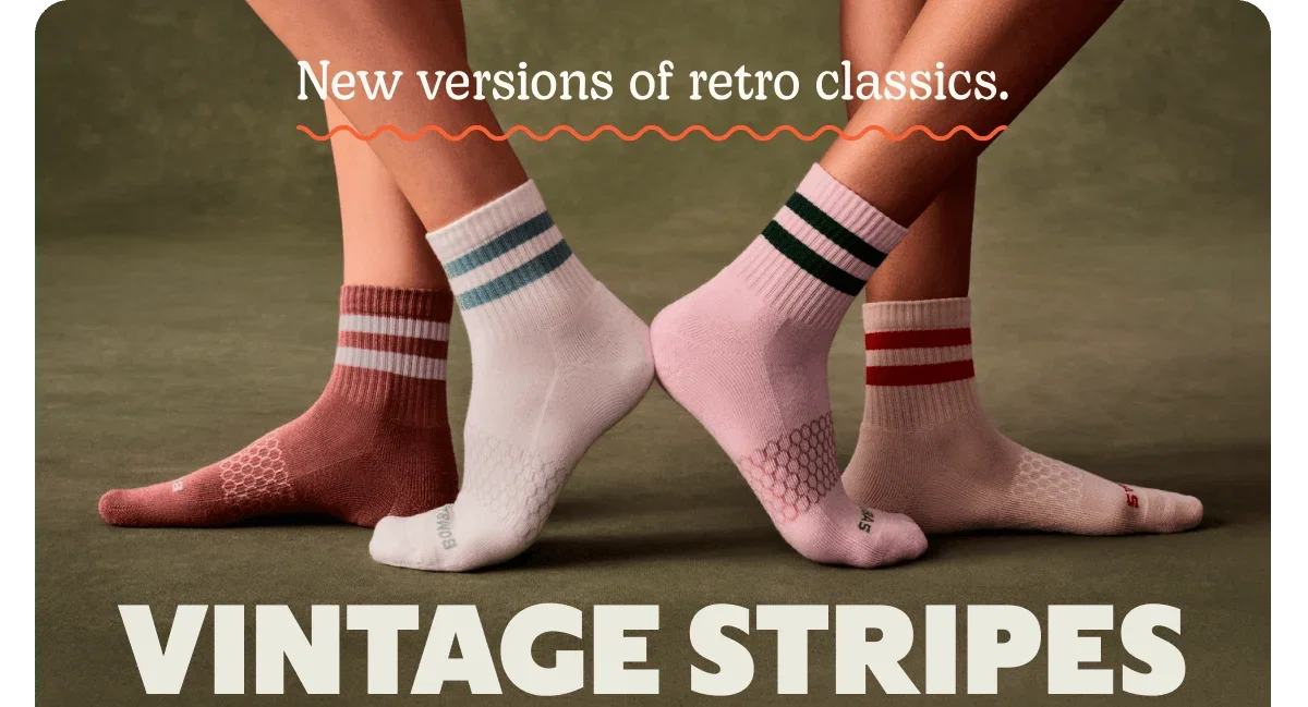 New versions of retro classics. VINTAGE STRIPES