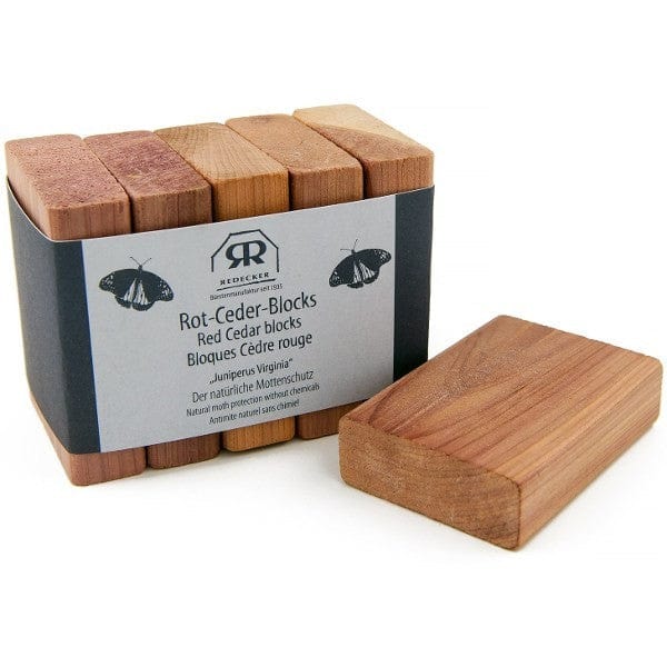 Image of Redecker Red Cedar Block Moth Repellant 5 Pack
