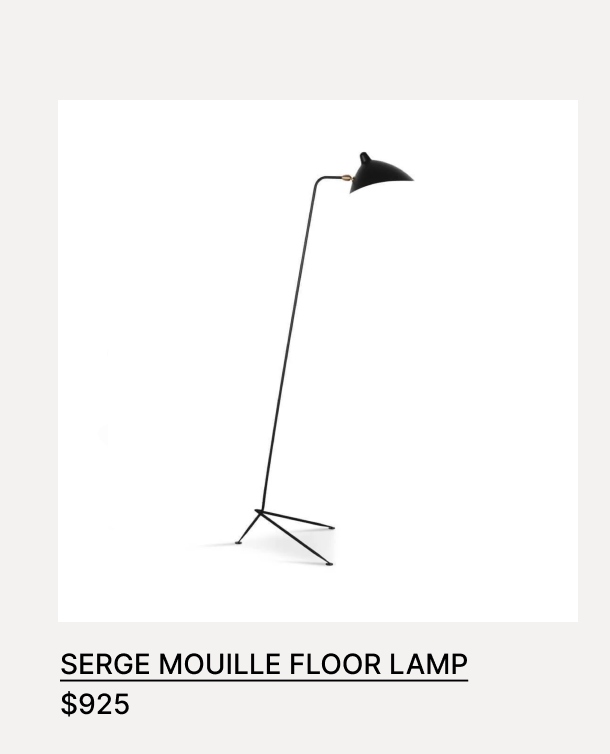 Serge Mouille One-Arm Floor Lamp