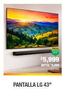 Pantalla LG 43"