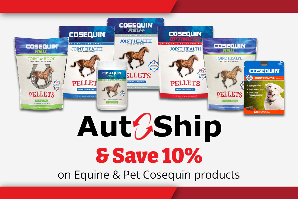 Auto-Ship & Save 10% on Equine & Pet Cosequin Products