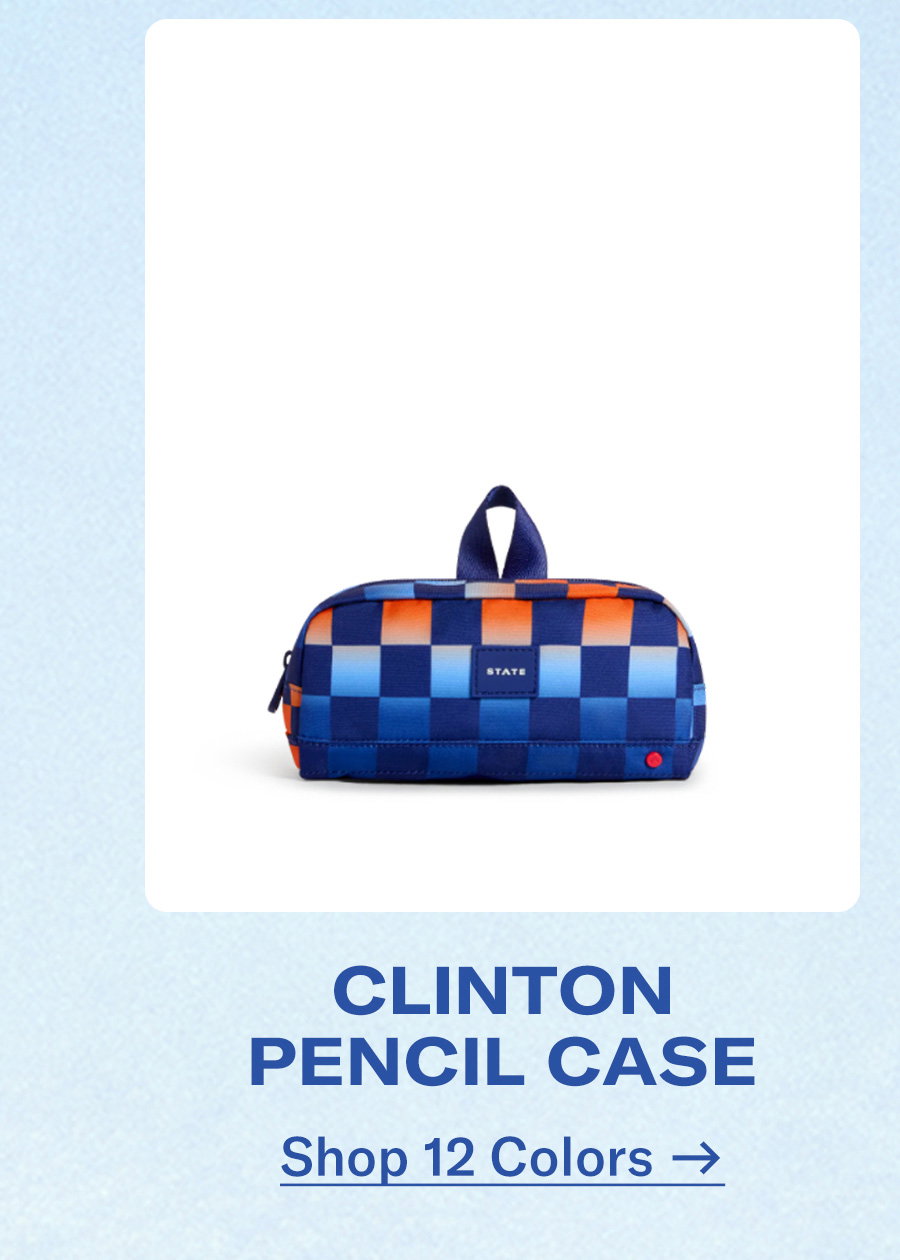 Shop clinton pencil case gradient checkerboard