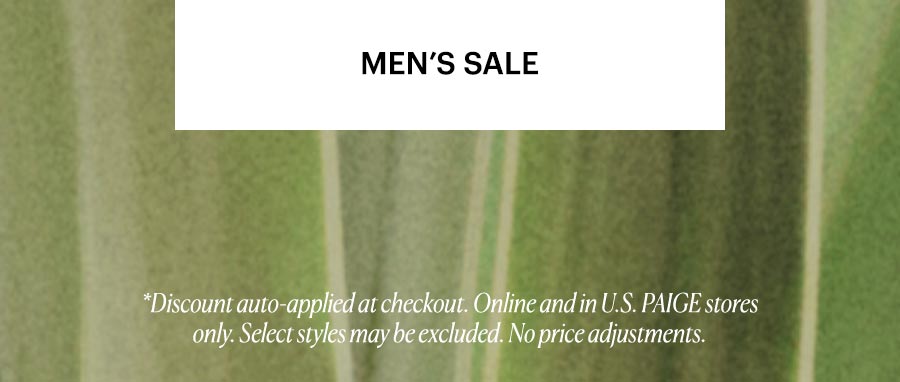Shop Men's Sale